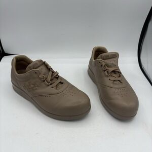 SAS Shoes Womens Size 7.5 W‎ Free Time Mocha Tan Wide Leather